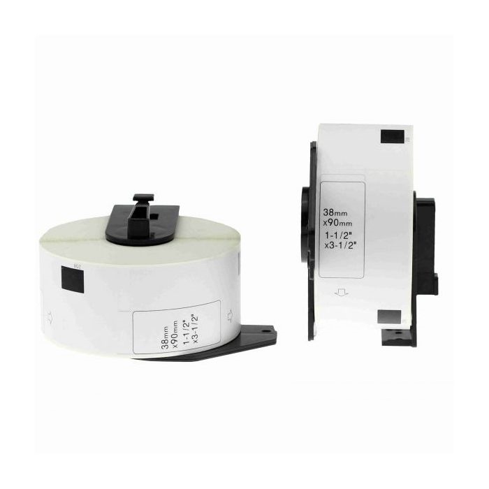 DK1208-Brother DK1208 - 38mm*90mm*400 Utiquettes compatible