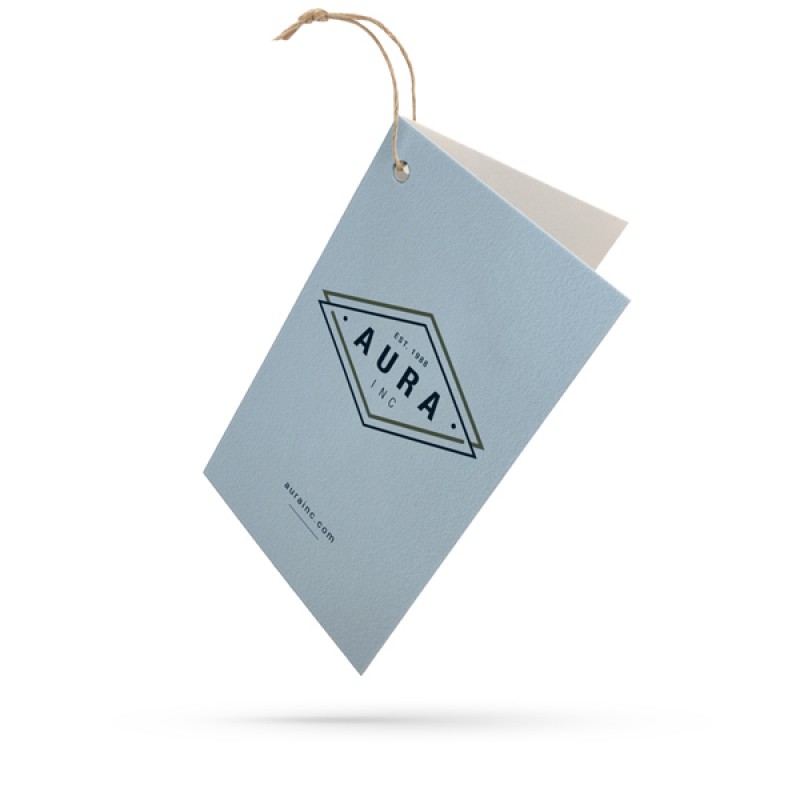 Folded Hang Tags
