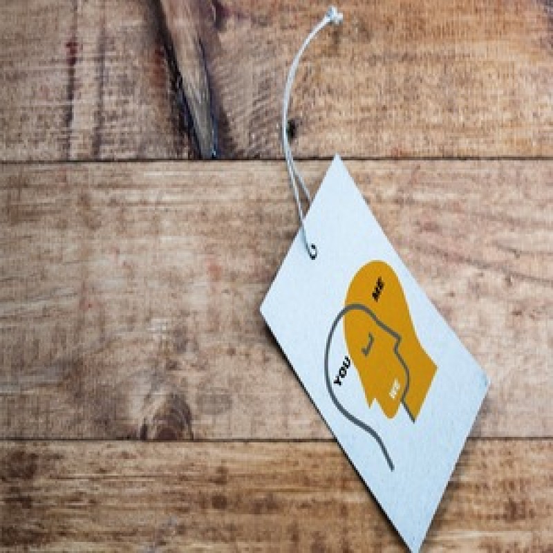 Folded Hang Tags
