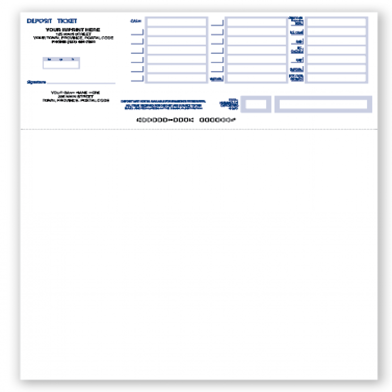 Deposit Slip Book