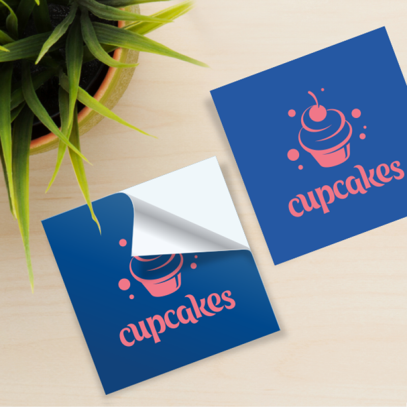 Custom paper Stickers Cut to Size
