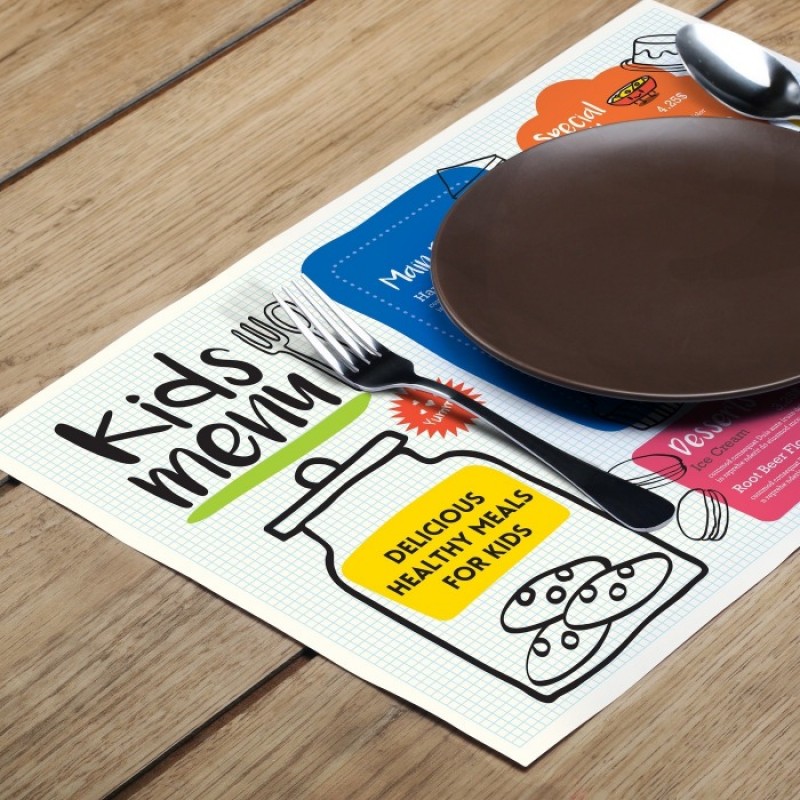 Montreal Custom Paper Placemat Printing 