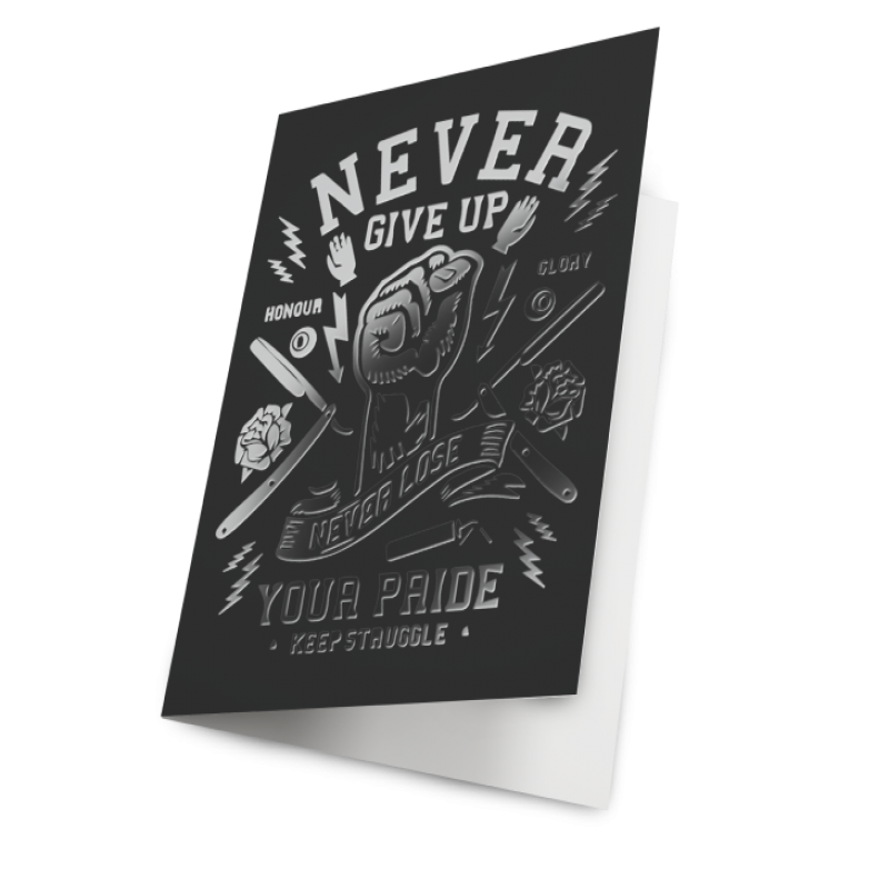 Spot UV Greeting Card