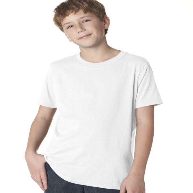 Next Level Youth Boys Cotton Crew | 3310