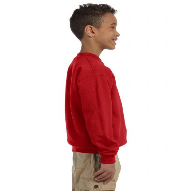 Gildan Youth Heavy Blend 13.3 oz./lin. yd., 50/50 Fleece Crew | G180B