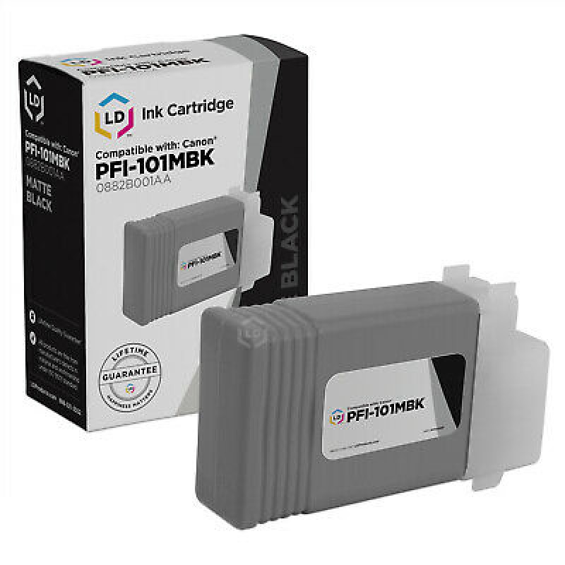 Canon PFI-101 Matte Black Ink Cartridge – Compatible