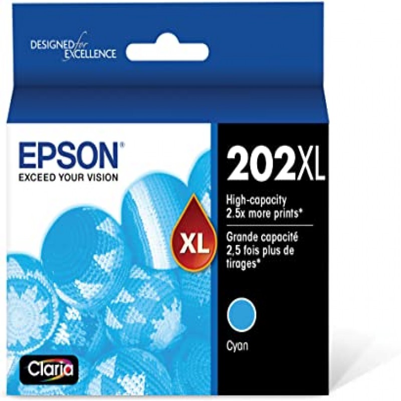 Epson 202XL Cyan Ink Cartridge – Premium Compatible