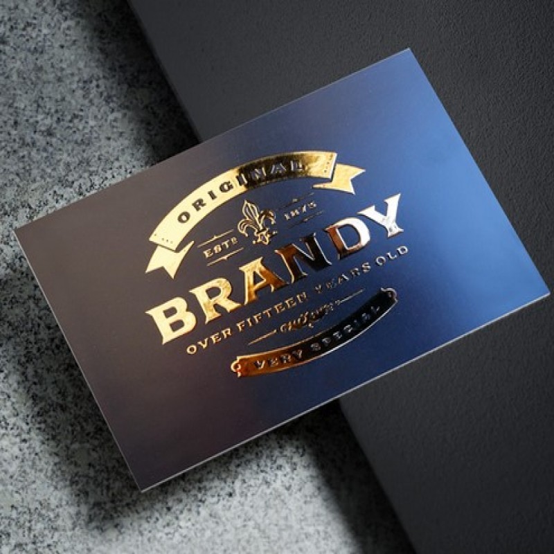 Raised Foil Business Cards