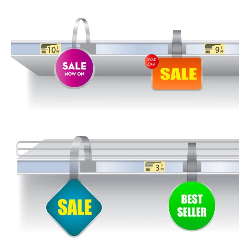 Shelf wobblers