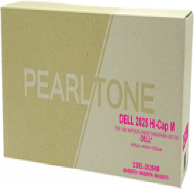 Dell 2825MHC Magenta Toner Cartridge, High Yield – Compatible