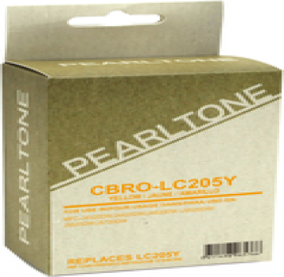 Brother LC205 Yellow Ink Cartridge – Compatible