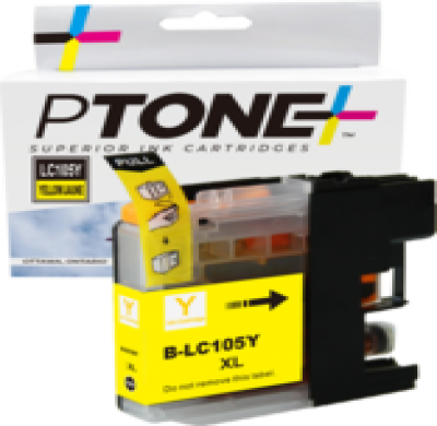 Brother LC105 Yellow Ink Cartridge – Premium Compatible