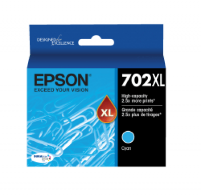 Epson 702XL Cyan Ink Cartridge – Premium Compatible