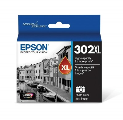 Epson 302XL Photo Black Ink Cartridge – Premium Compatible