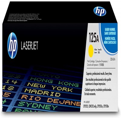HP CB542A Yellow Toner Cartridge, Jumbo – Compatible