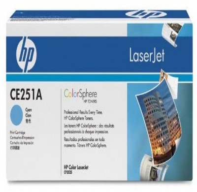 HP CE251A Cyan Toner Cartridge, Universal – Premium Compatible