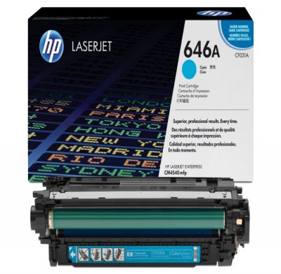 HP 646A (CF031A) Cyan Toner Cartridge – Compatible