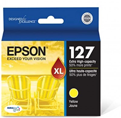 Epson 127 Yellow Ink Cartridge, Extra High Yield – Premium Compatible