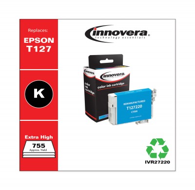 Epson 127 Cyan Ink Cartridge, Extra High Yield – Premium Compatible