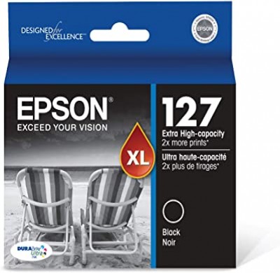 Epson 127 Black Ink Cartridge, Extra High Yield – Premium Compatible