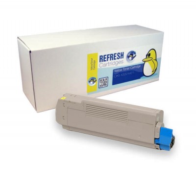 Okidata C5550 Yellow Toner Cartridge – Compatible