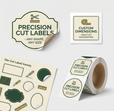 Round Paper Stickers – Cut to Size