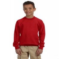 Gildan Youth Heavy Blend 13.3 oz./lin. yd., 50/50 Fleece Crew | G180B_1