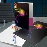 Metallic Foil Presentation folder_1
